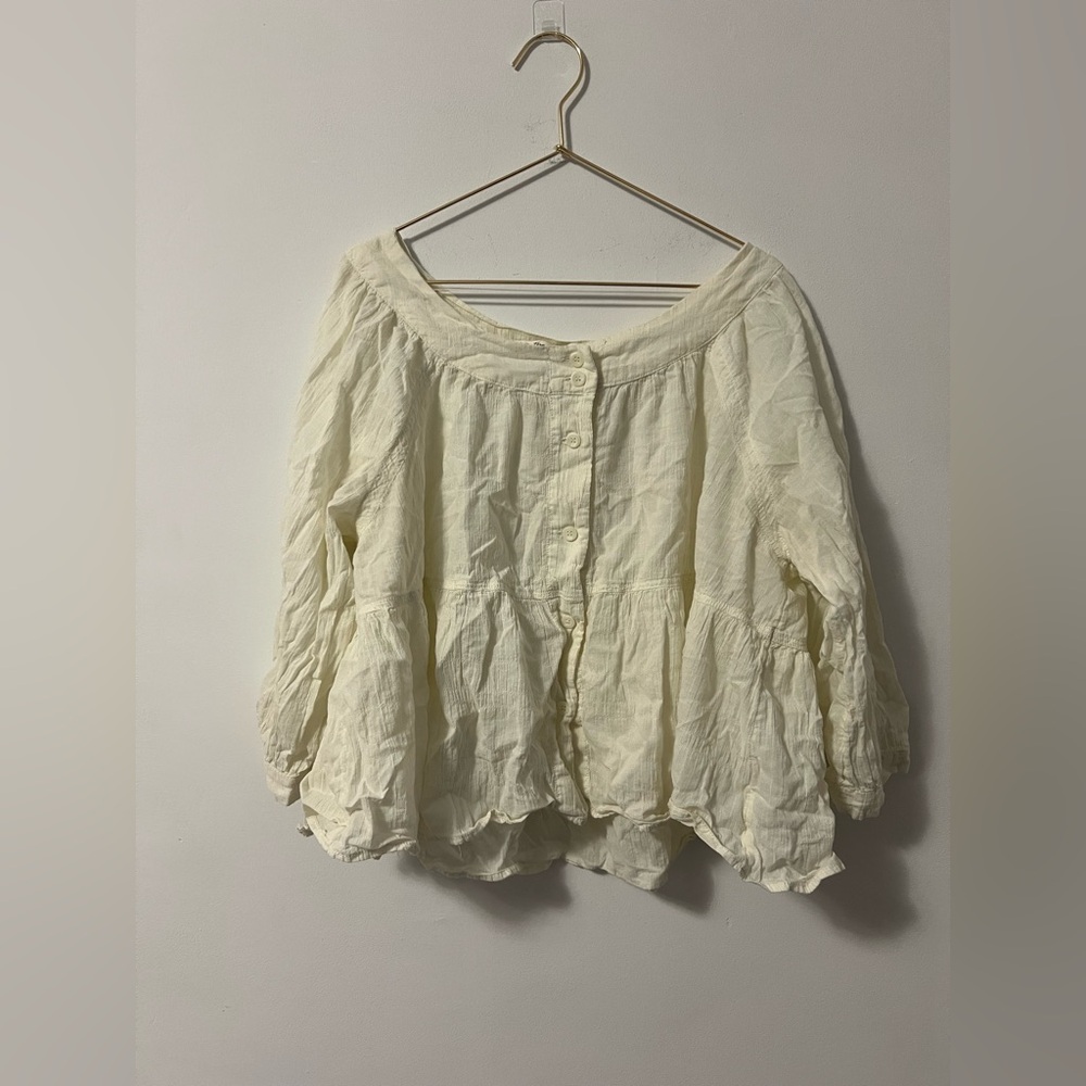 Free People We the Free Sea to Shore Blouse - Picture 2 of 4